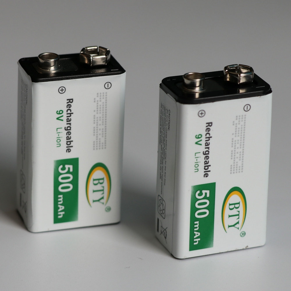 9v镍氢电池锂离子充电电池无线话筒导游机扩音器万能表收音机电池