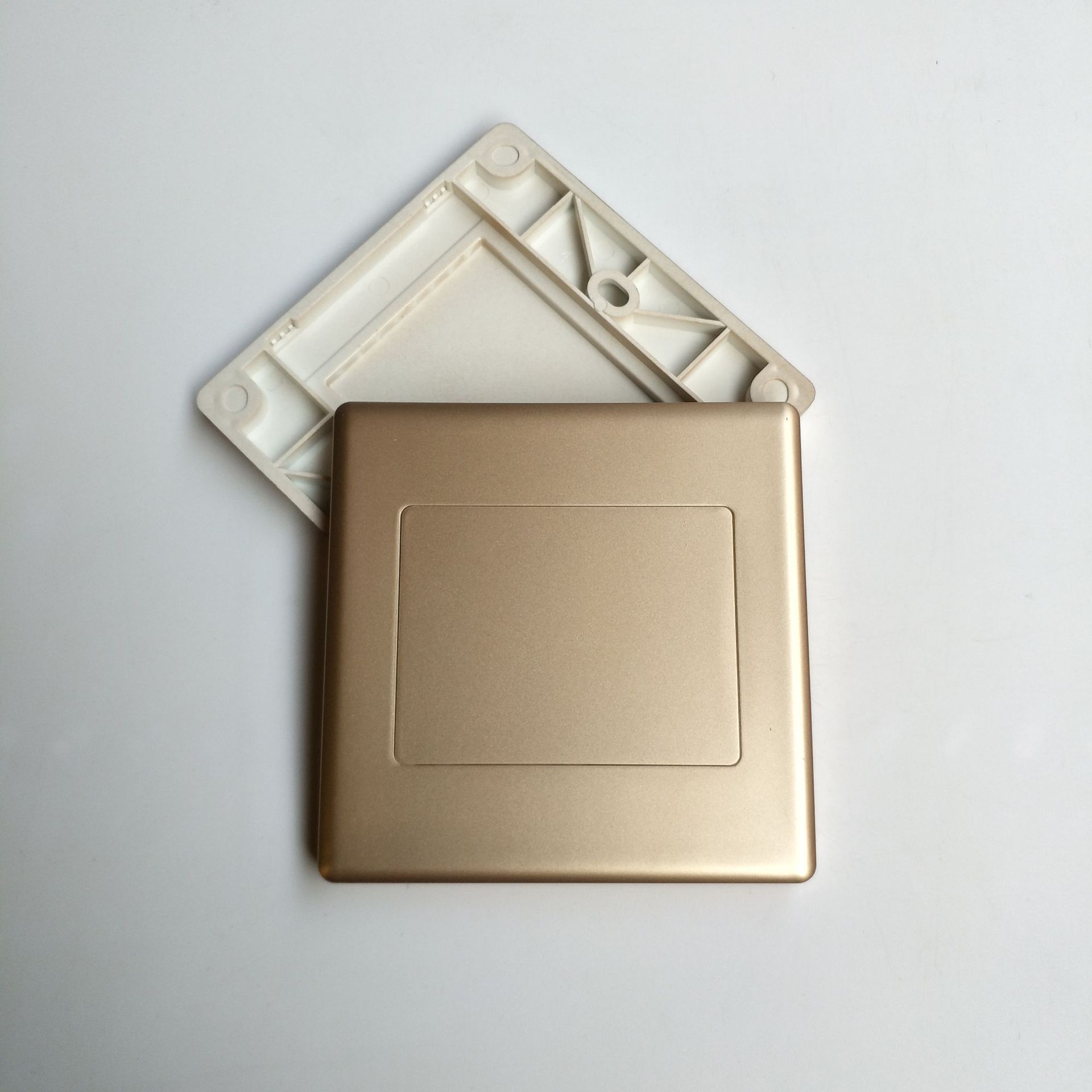 晨凯越 x070金色盖板 开关插座金色空白面板 墙壁装饰盖板 白板