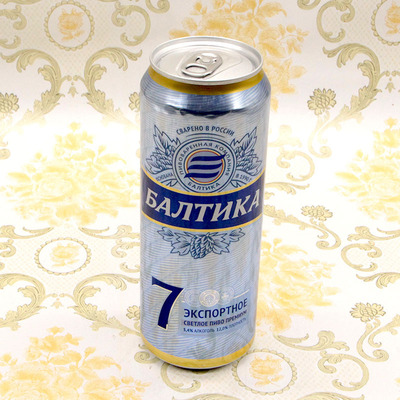 俄罗斯啤酒波罗的海7号精酿小麦饮品成人饮料原装进口