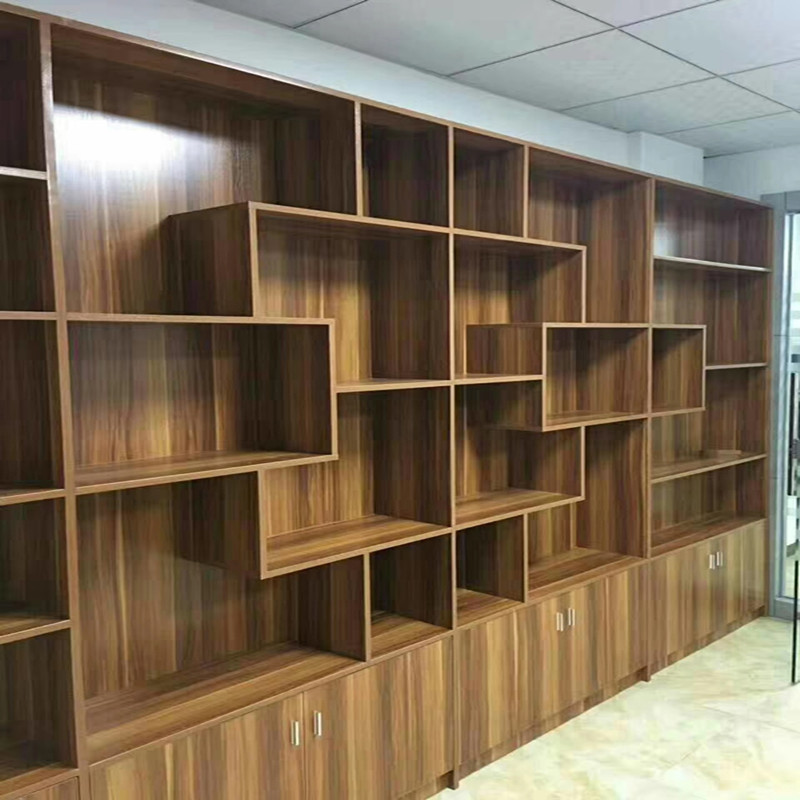 木制展示柜办公货架红酒展示柜工艺隔断储物柜水果架定制货架