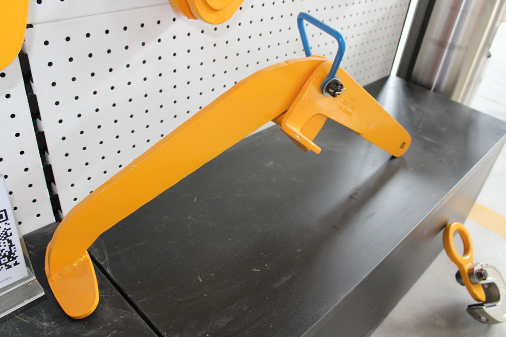 6t 油桶吊钳夹具 油桶夹钳 油桶吊具 开口0-30mm钢板油桶钳