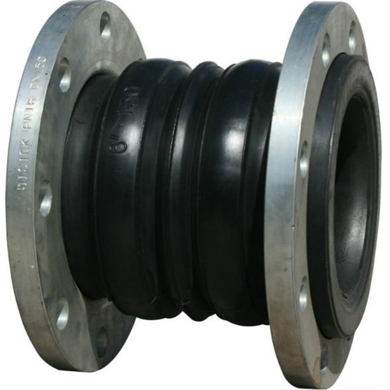 专业生产橡胶软接头 双球体橡胶接头 可曲挠双球体橡胶软连接