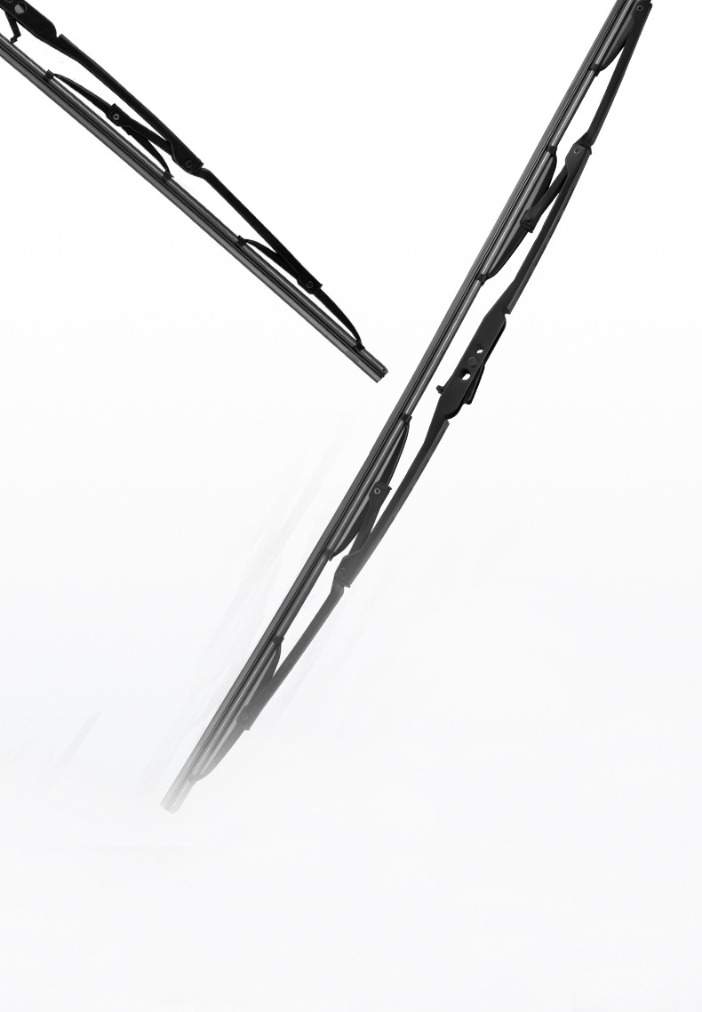 铁架有骨雨刷器货车面包车通用u型接口大汽车电动车雨刷片雨刮器