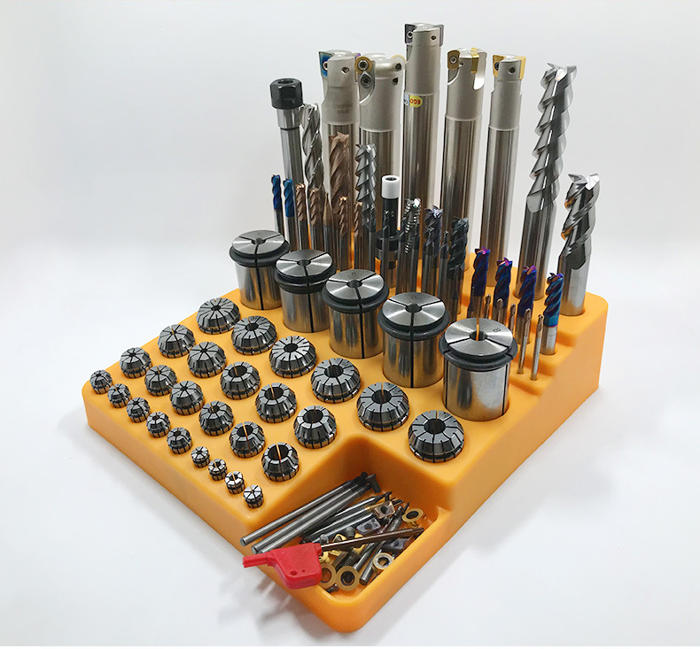 铣刀收纳盒钻头筒夹头筒架整理储存盒铰刀配件盒数控刀具座放置架