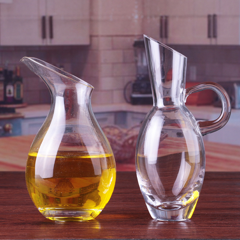 人工吹制水晶分酒器 创意造型玻璃酒具烈酒杯套装