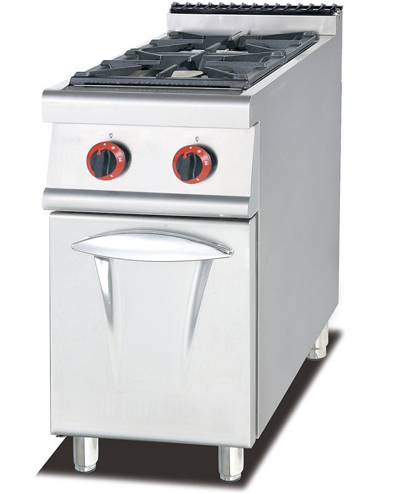 劲卓gh-977立式二头燃气煲仔炉 二眼煤气灶 2头天然气平头煲汤炉