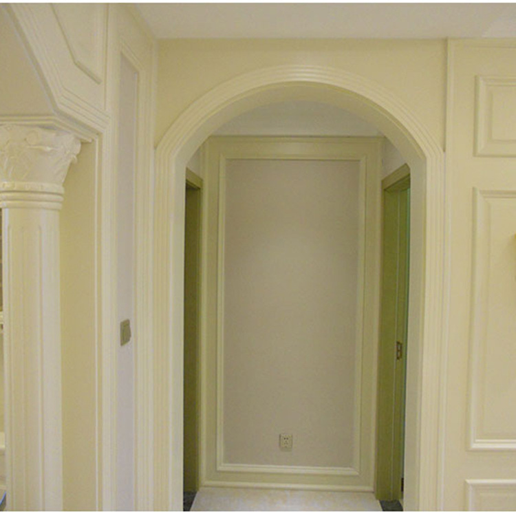 实木垭口门套客厅过道欧式罗马柱阳台边套胡桃木烤漆垭口套