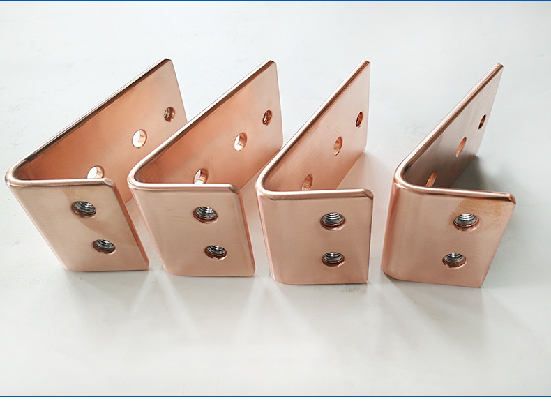 新能源接地铜排汽车电池铜排软连接电力可热缩管可浸塑软连接定制