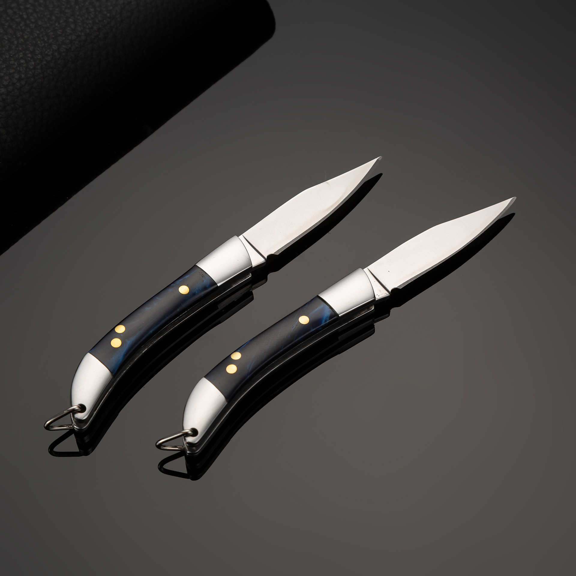 淳美小刀8170手工打造精美刀具折叠刀刀口锋利纯铜柄阳江水果刀