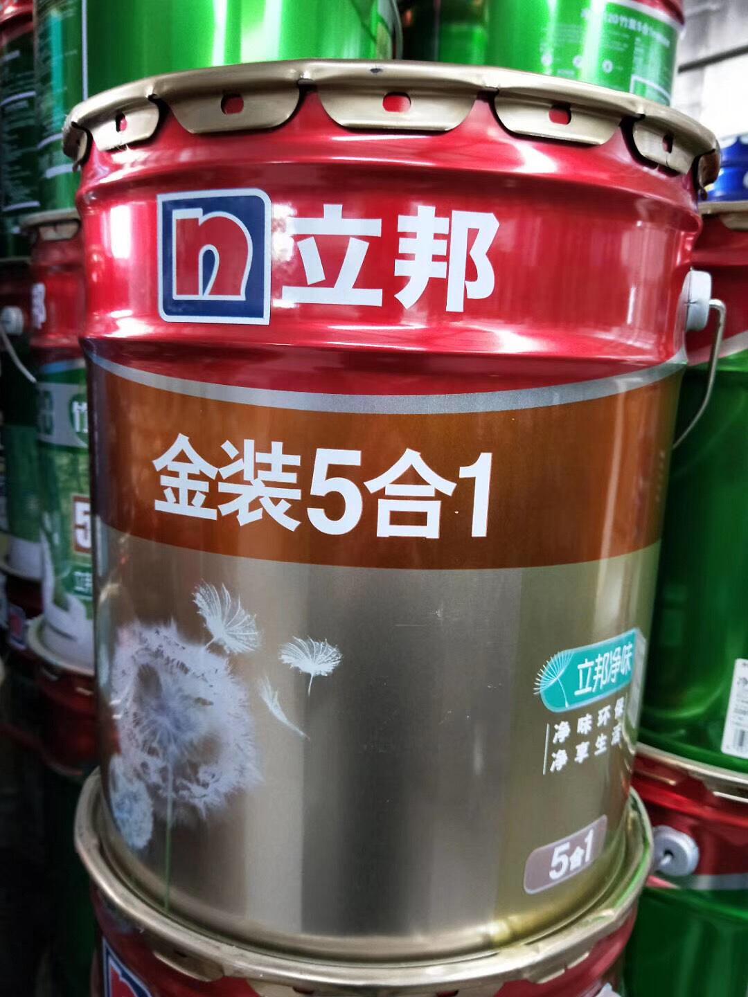 厂价直销批发环保油漆腻子粉防水涂料 立邦金装五合一 金装5合1