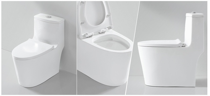 瓷蓝鲸马桶广东厂家直销批发工程超漩虹吸连体节水后排抽水坐便器