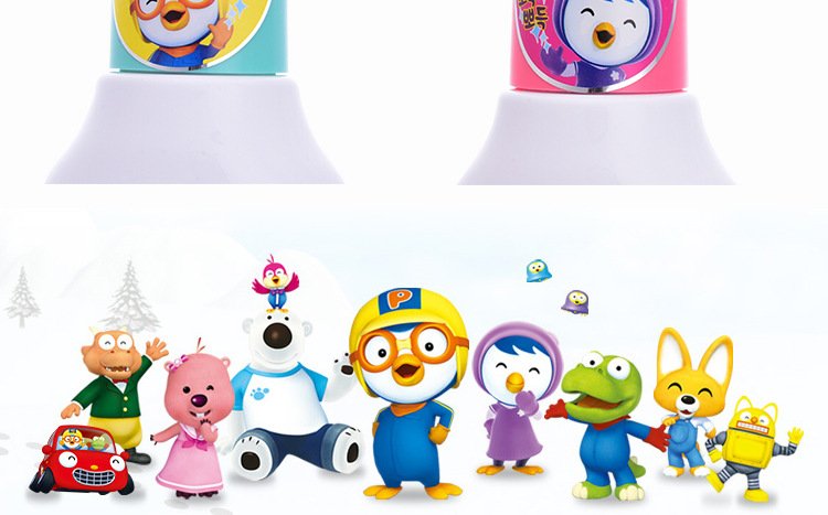 韩国进口啵乐乐pororo小企鹅儿童泡沫洗手液 300ml 清香/蜜桃