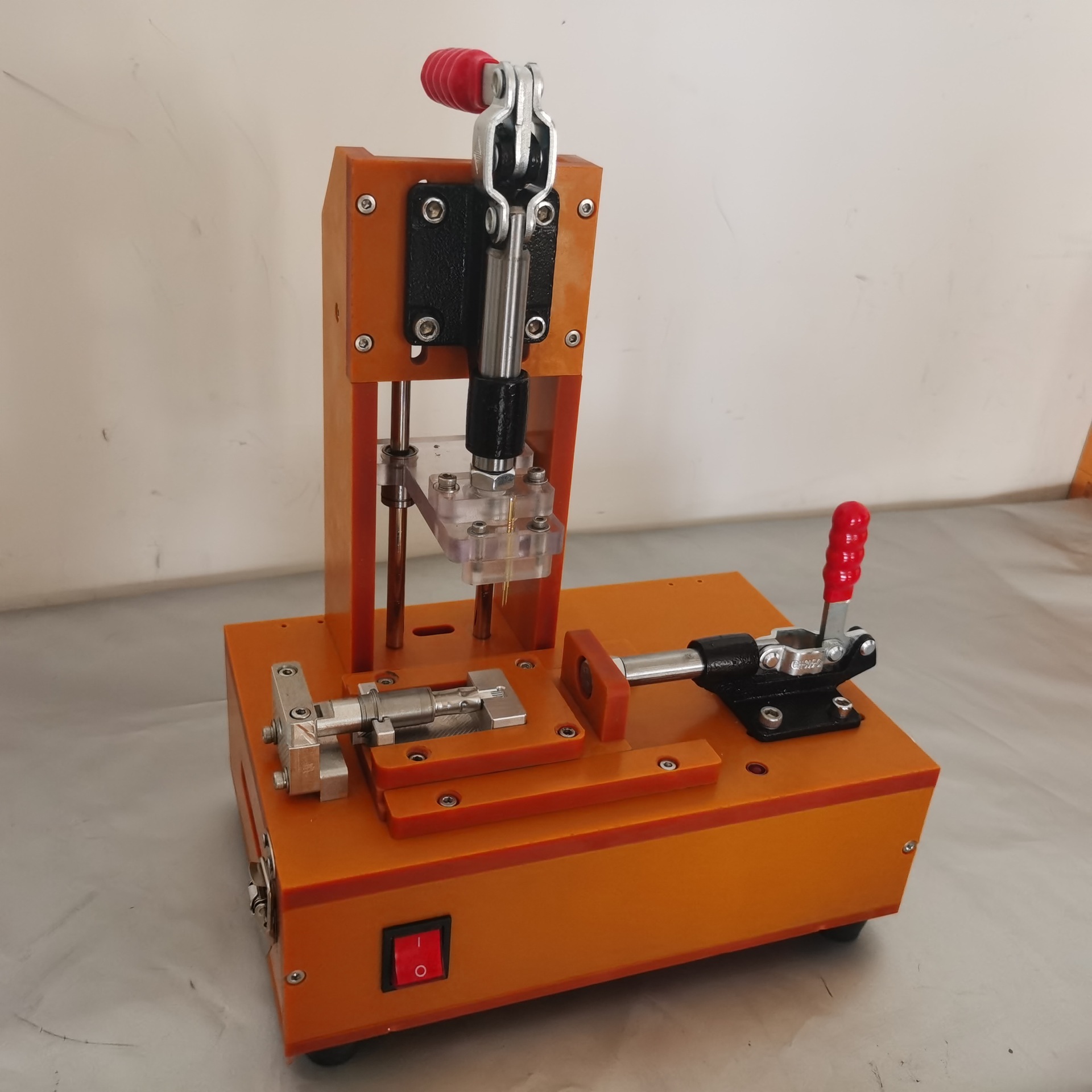 有限公司3年明信达品牌深圳厂家直销电木气动导通测试架 工装夹具定制