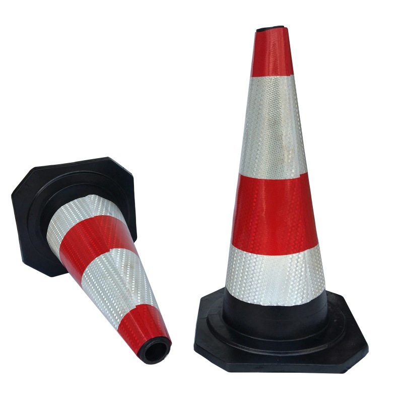 粤盾 反光圆锥 施工锥桶90cm 交通圆锥筒 公路高速隔离锥