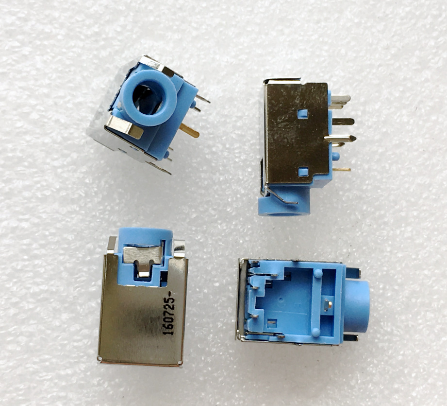 全新原装 笔记本电脑 主板音频接口 耳机插孔 加厚 蓝色 8针脚