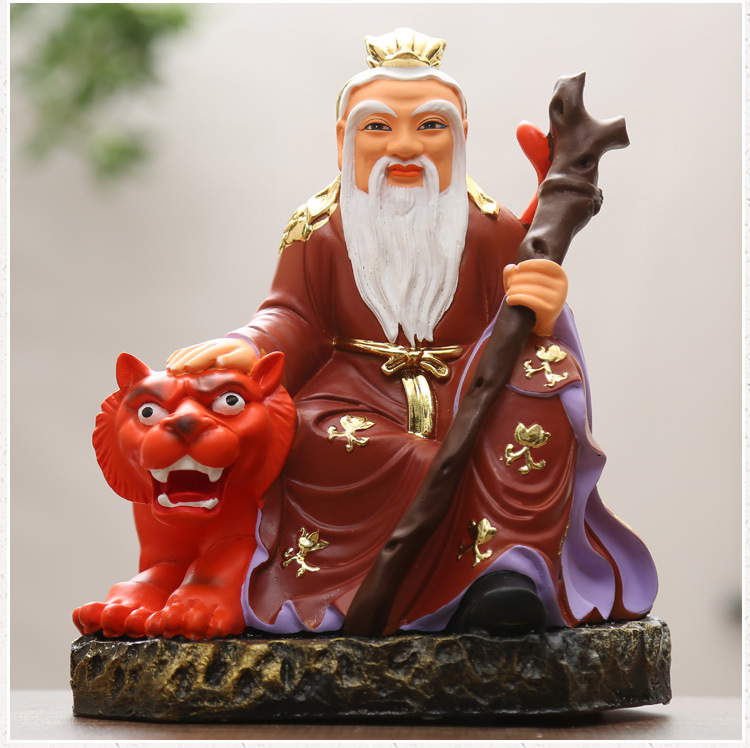 山神爷树脂佛神像彩绘菩萨寺庙供奉山神土地镇宅家用道教守护