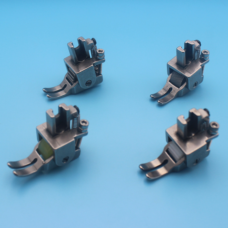 平车厚料滚轮压脚皮衣皮革平缝车轮子压脚可调压力平车厚料压脚