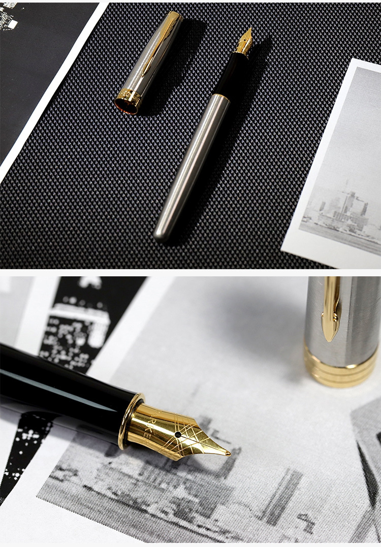 parker派克钢笔卓尔钢杆金夹0.5mm墨水笔男女签字笔商务办公送礼