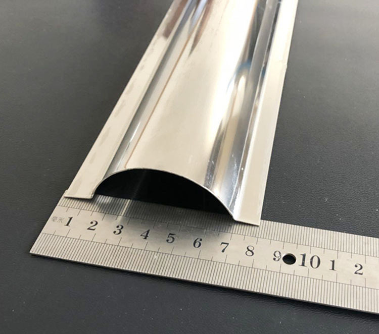 厂家批发定制不锈钢地线槽 加厚耐踩穿线槽 弧形压线线槽