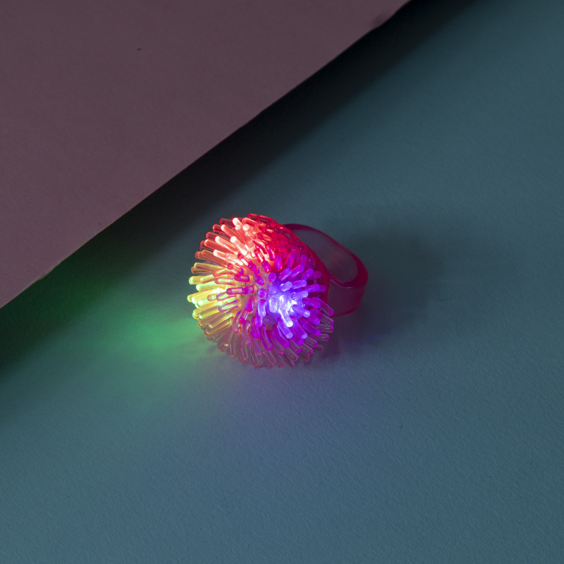 闪光软胶戒指 发光戒指 发光手指灯 闪光手指灯 闪光玩具地摊批发
