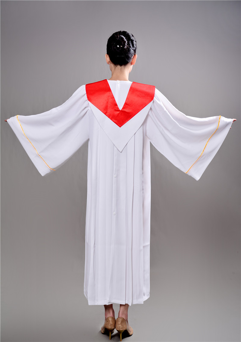 新款基督教圣诗袍圣诗班服大合唱诗诞节礼品圣诞教会圣衣表演服装