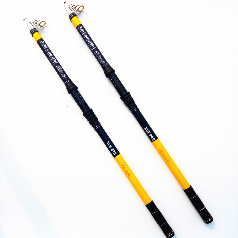 Fishing Rod Sea Fishing Rod 2.1 M 2.7 M 3.6 M Telescopic Fishing Rod Hard Adjustment Casting Rods Swing Rod Sea Fishing Rod Fishing Gear Combination Wholesale