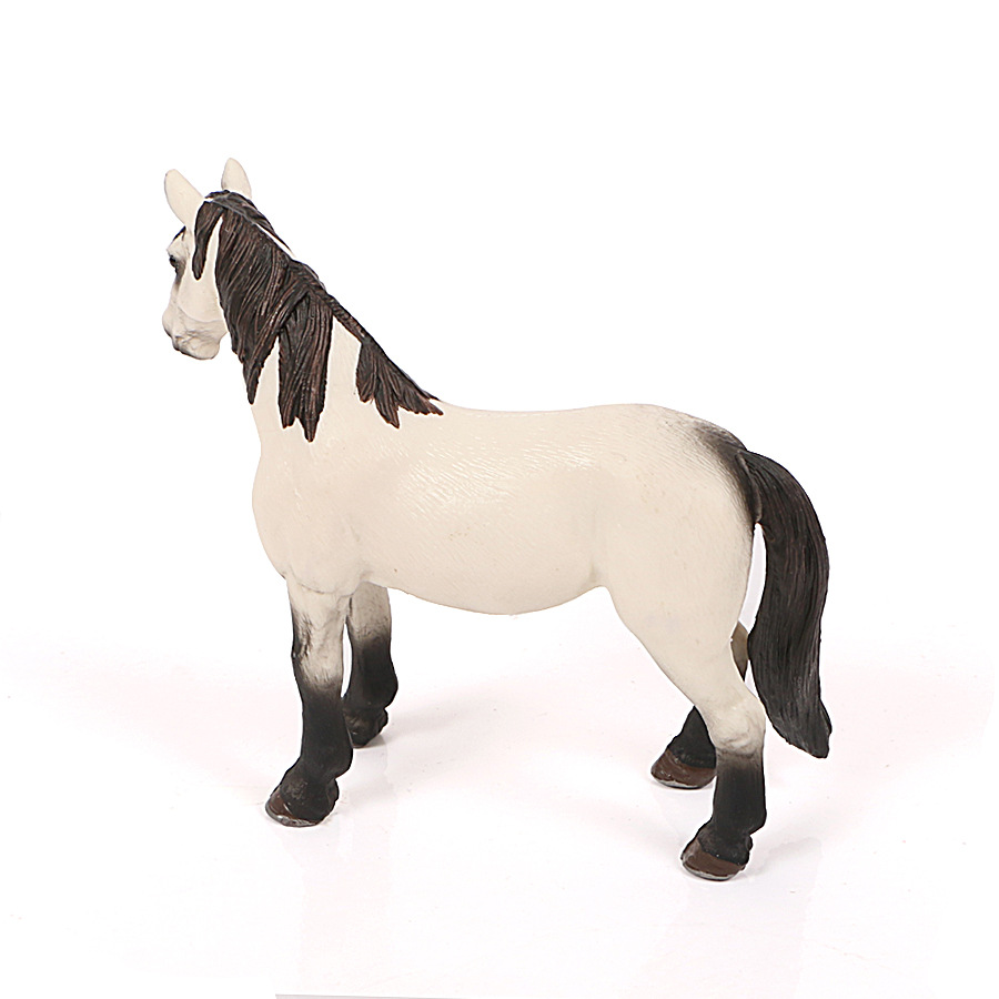 动物模型千里马 实心仿真动物马模型 装饰摆件 形态逼真 大号26款