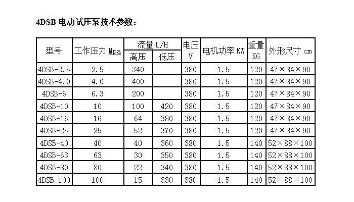 电动40公斤管道试压泵 手提试压泵 水管打压机