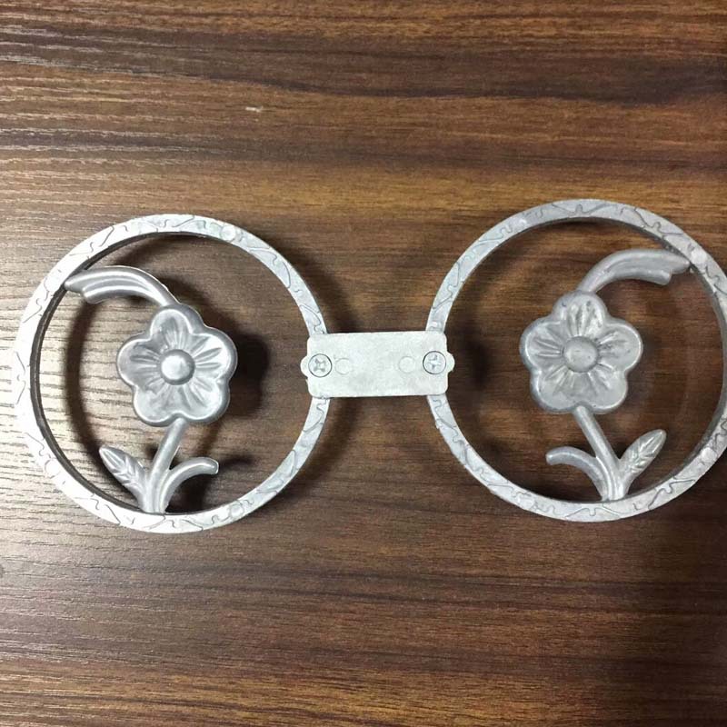 铝艺护栏配件 庭院大门围栏铝花件 铝艺沙铸门头花 多款式选择