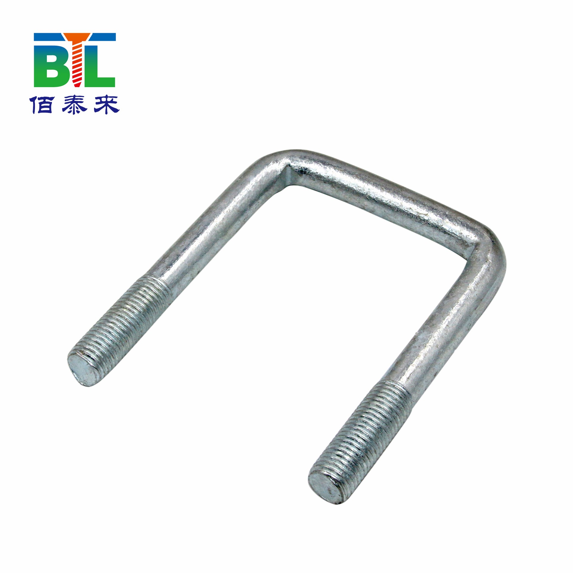现货供应u型螺栓 方u型丝 u型管 镀锌u型丝订制各种尺寸u型螺栓-阿里