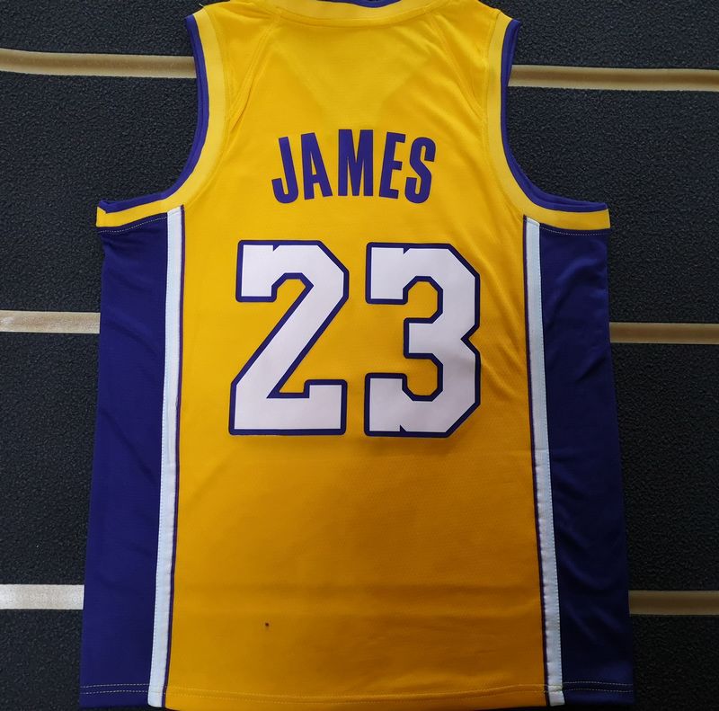 个性定制 湖人队23号詹姆斯球衣城市版 全明星白色热压篮球服背心