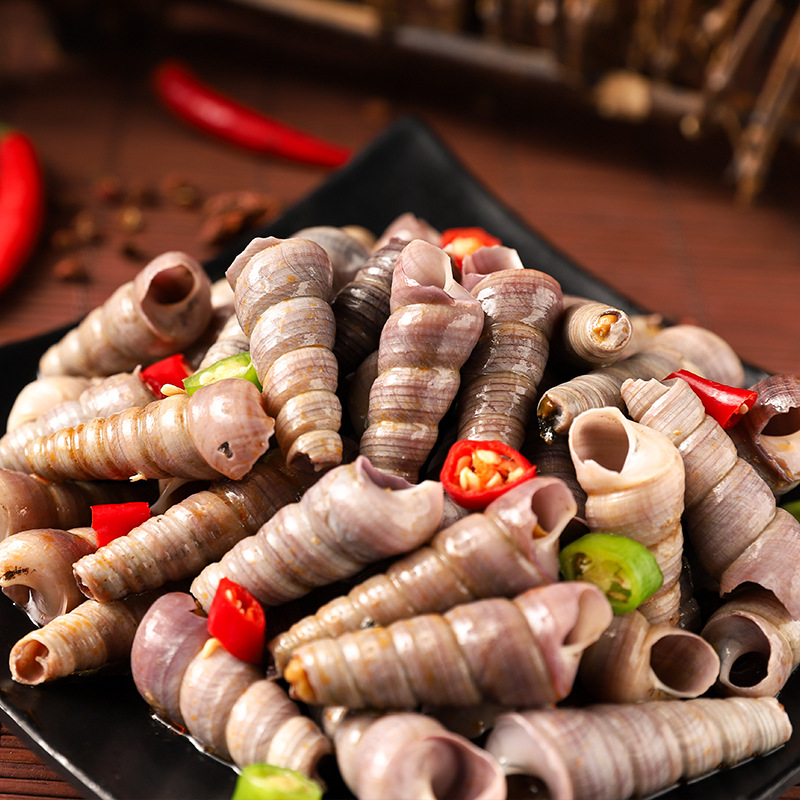 洋大食品麻辣钉螺海螺丝即食罐装海鲜熟食香辣大海锥顺丰代发贴牌