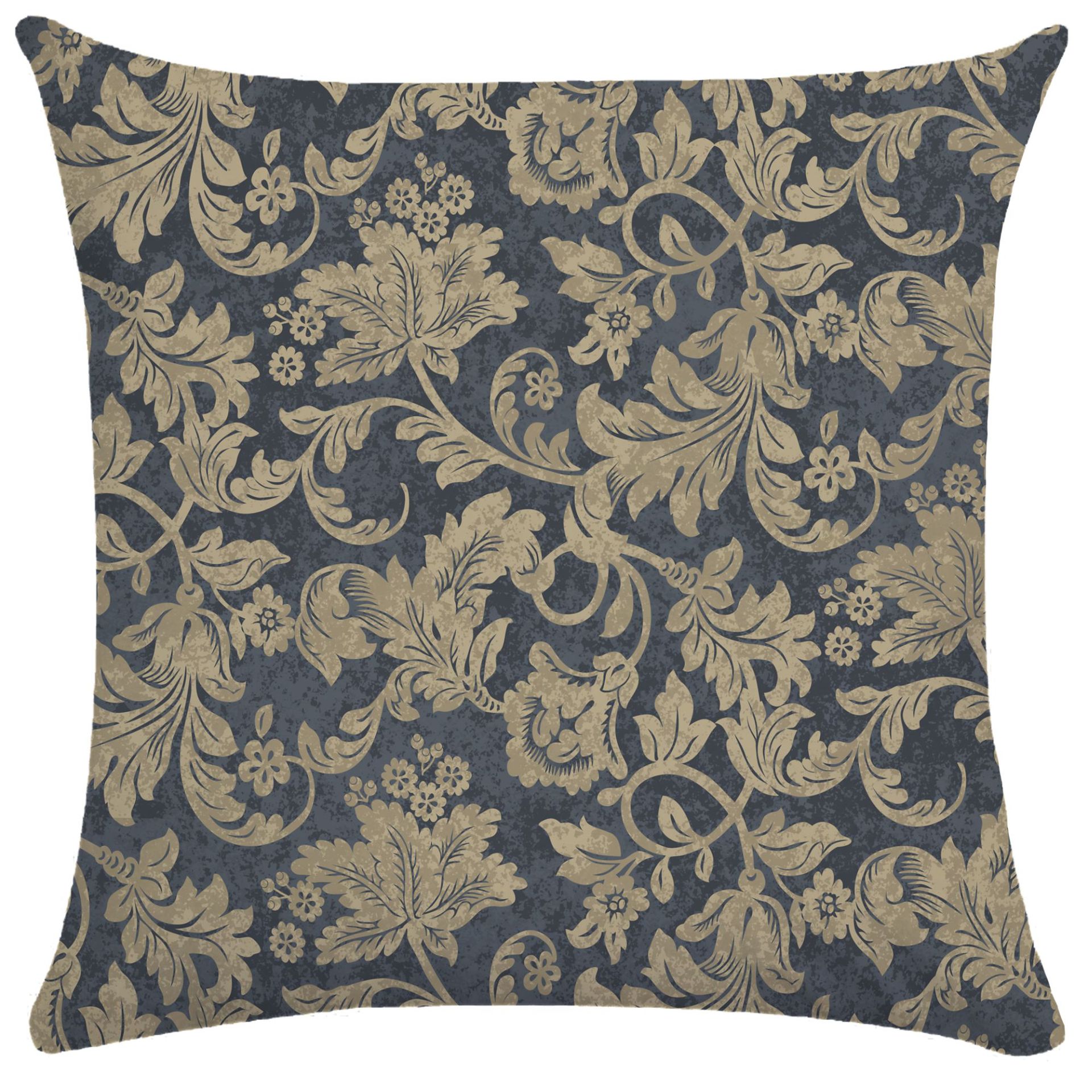 复古欧式花纹数码印花抱枕套超柔短毛绒单双面大尺寸靠枕腰枕套