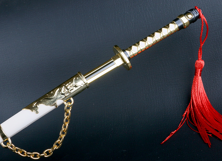 武侠义武器龙阙虎头黑凰乌精绣春刀合金兵器武器带剑鞘玩具摆件男