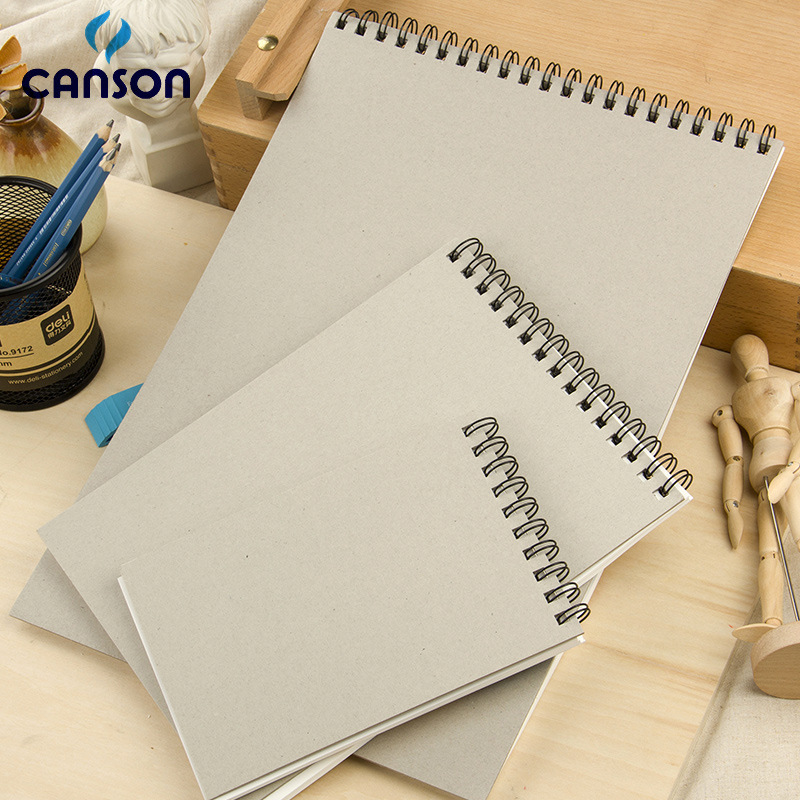 康颂1557素描本素描纸32k/16k/8k线圈速写本手绘写线圈本上下翻页