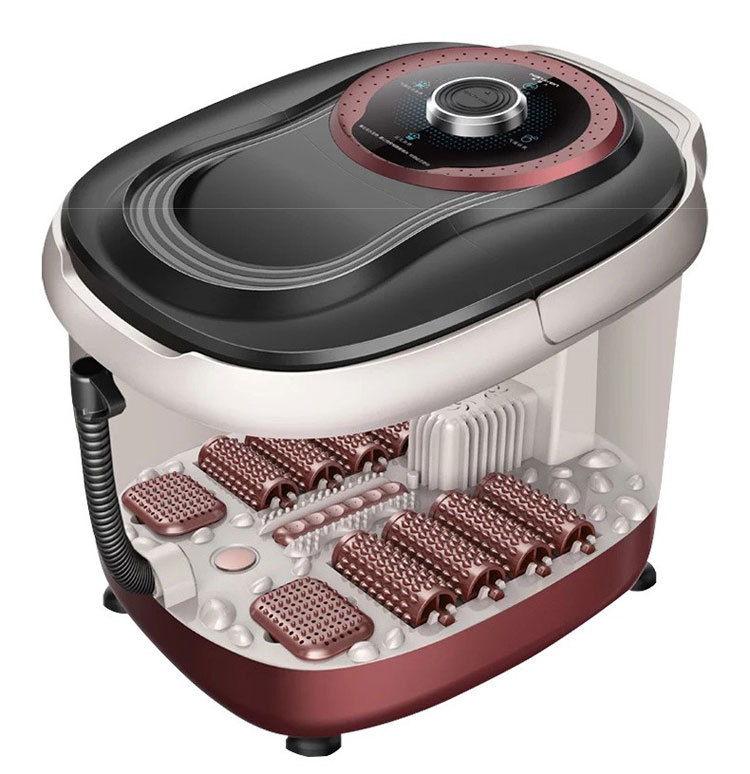 南极人足浴盆全自动洗脚盆电动按摩加热恒温家用足疗机泡脚高深桶