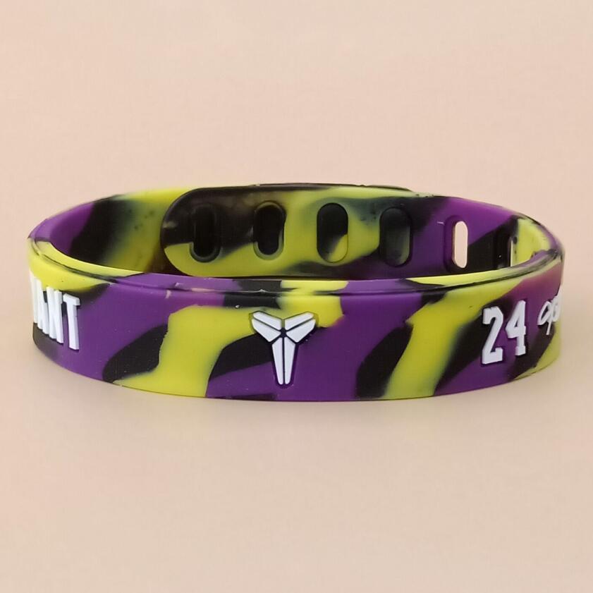 nba篮球运动硅胶手环双层双色可调节手腕带科比库里欧文詹姆斯