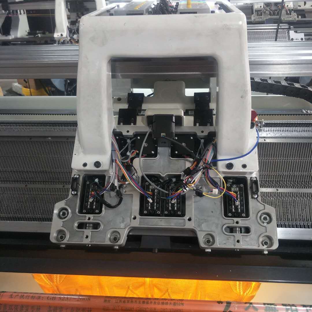 巨鑫全自动7针三系统电脑横机针织机羊毛衫机织领机等