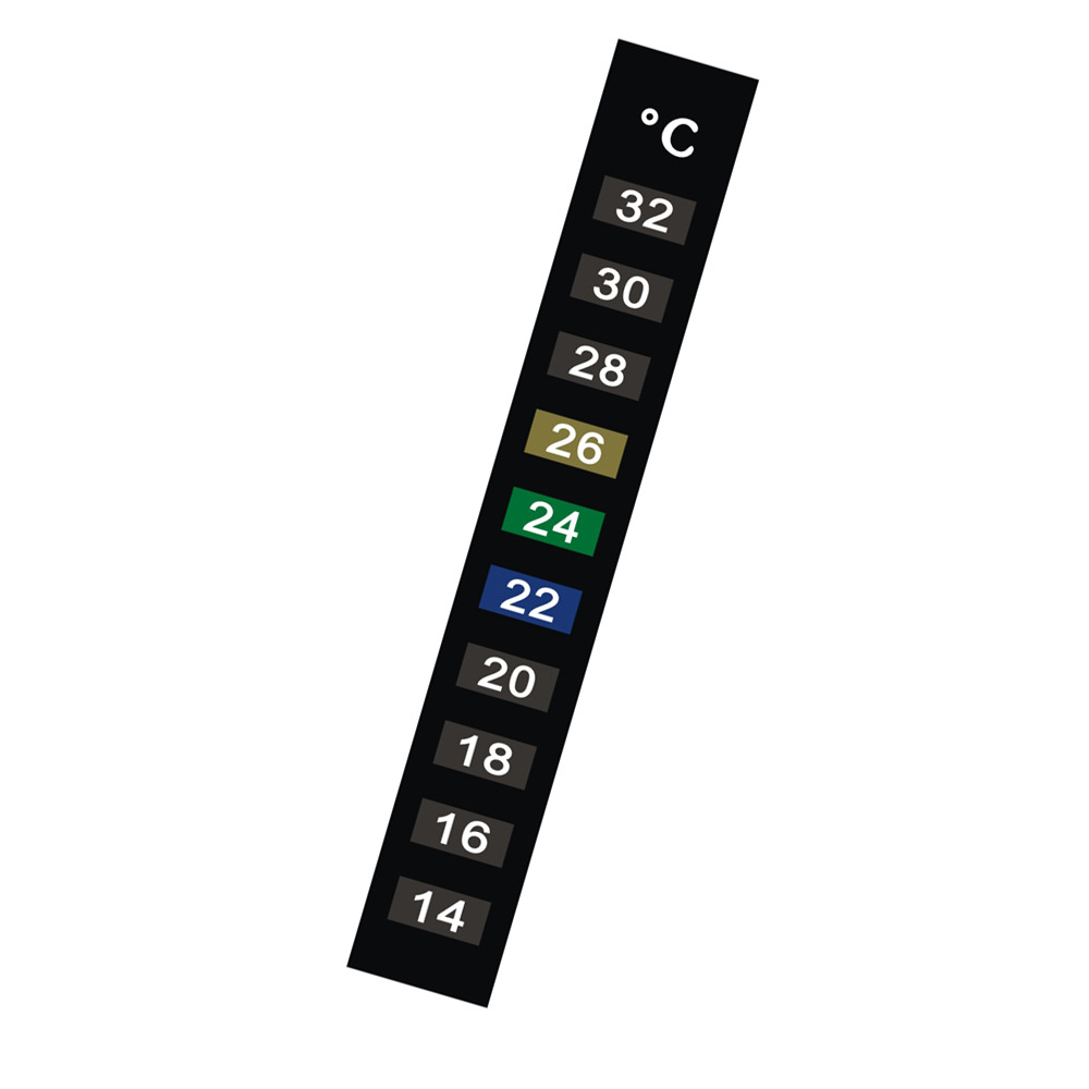可逆变色液晶鱼缸温度计条 厂家定做感温变色测温液晶温度计贴片