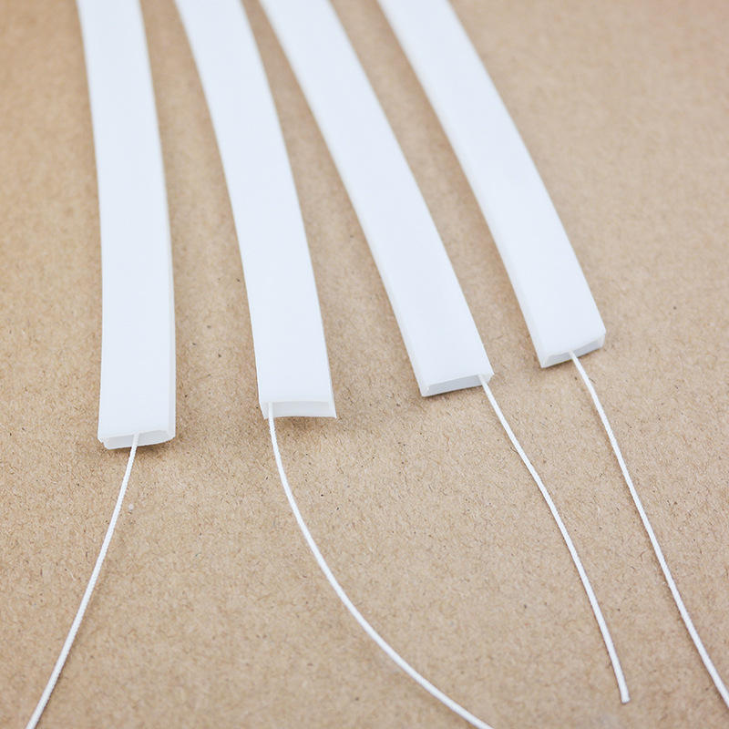 led灯带硅胶套管透明乳白色灯条3528食品级板宽8mm灯板软套管