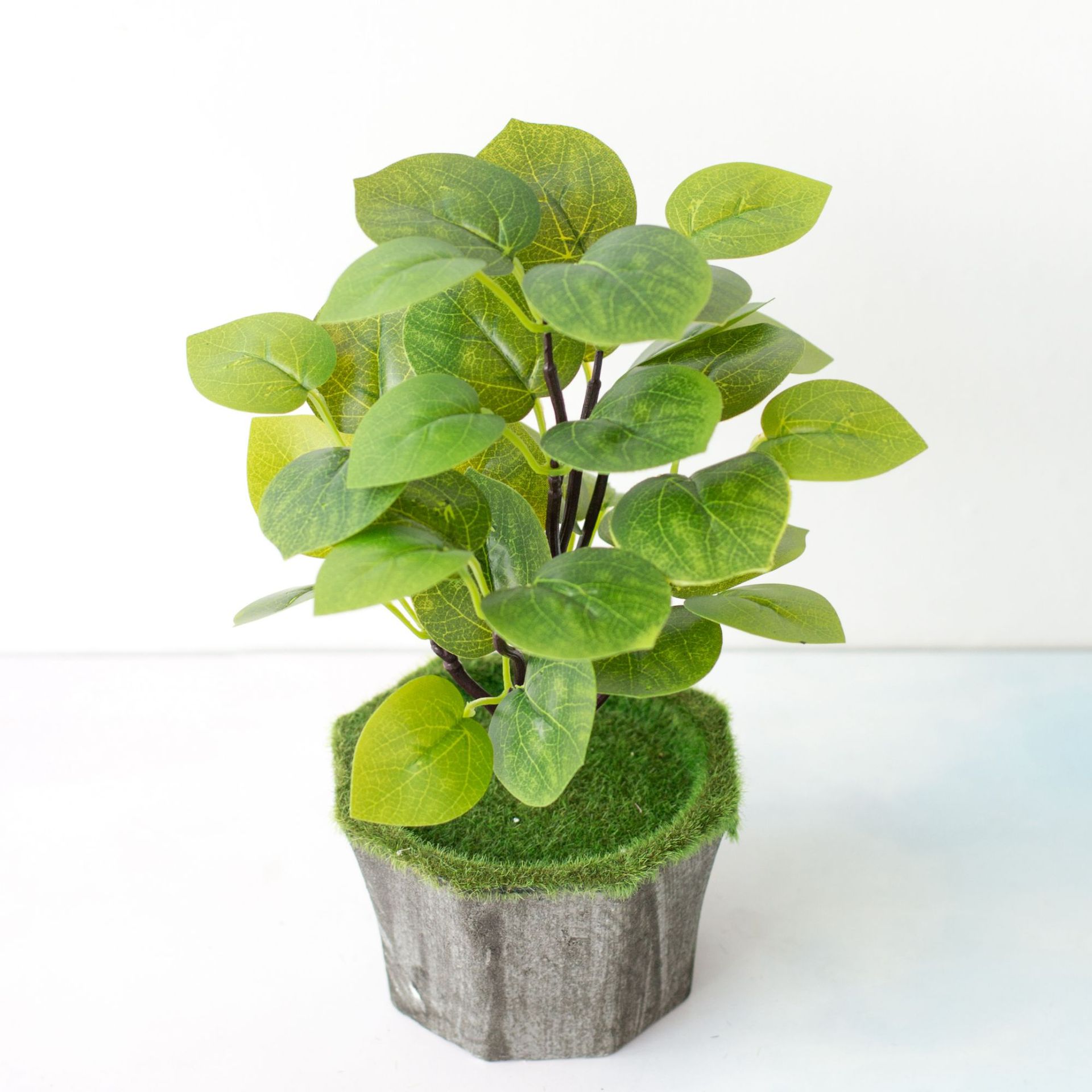 11目金钱榕室内客厅大绿植盆栽仿真植物厂家直销定制