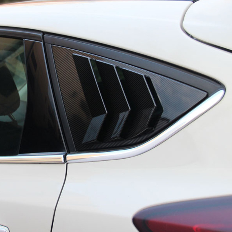 车后窗百叶窗改装适用于福特福克斯st rs mk3 碳纤纹色-阿里巴巴