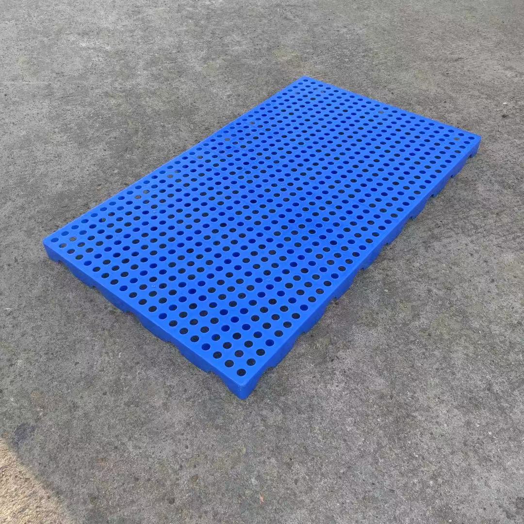 塑料蓝色防潮板仓库仓储塑料小垫板1006全新料可拼接防潮地面板