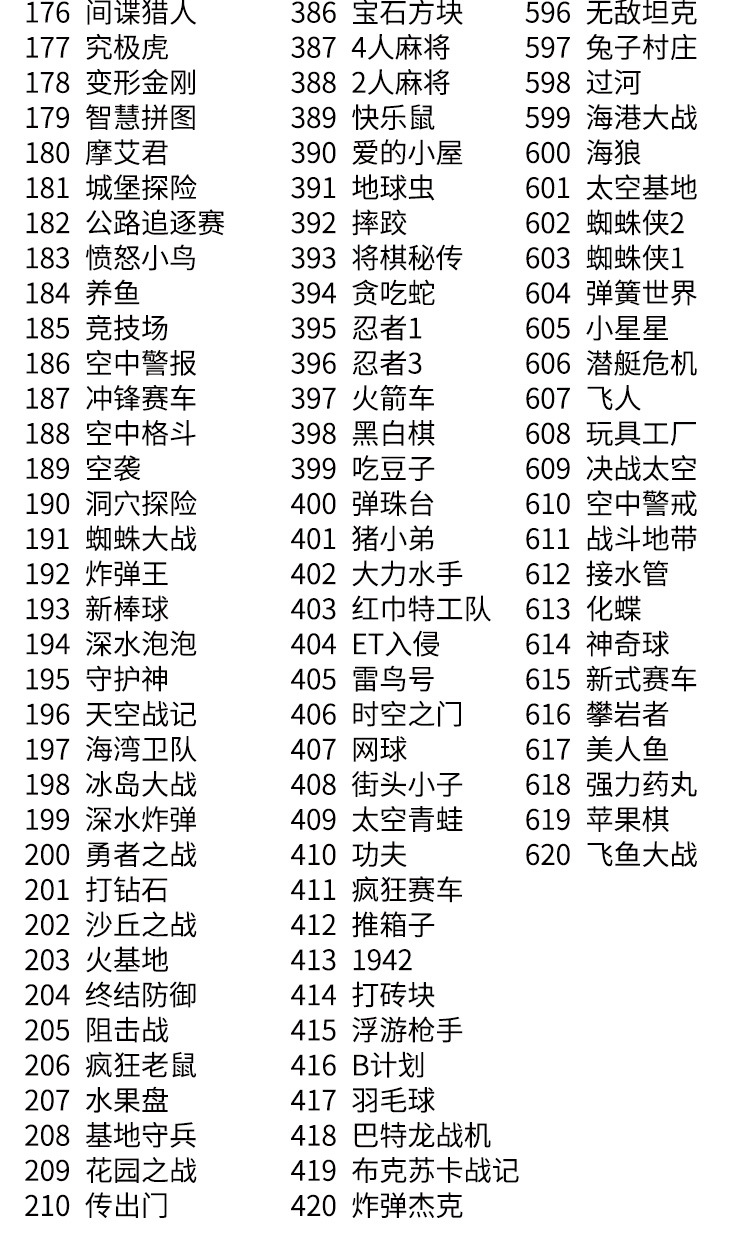 跨境专供新款620电视迷你nes游戏机fc家用怀旧8位复古双人红白机