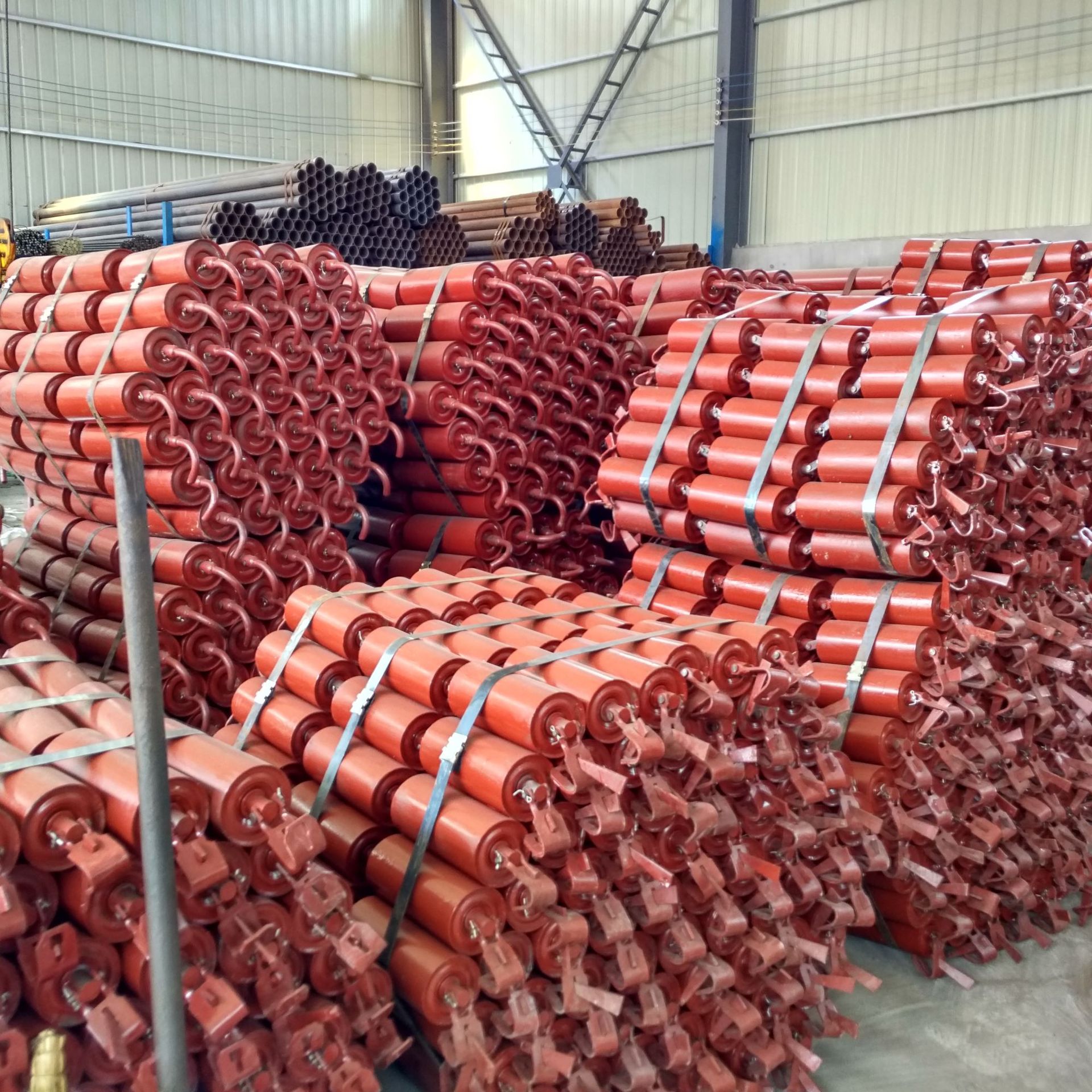 新泰托辊 链式托辊组 108*375*3