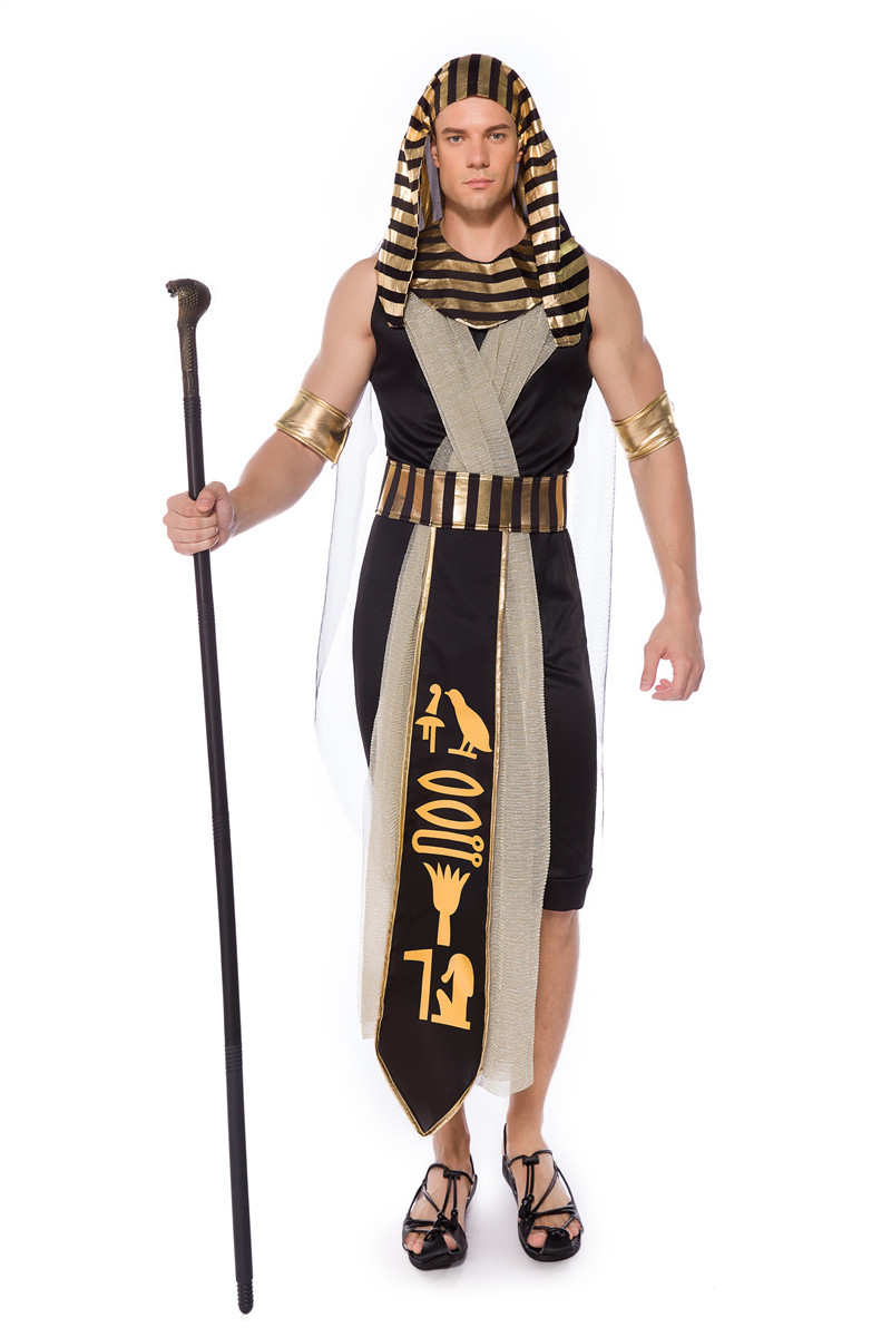 万圣节成人埃及法老国王埃及艳后演出服情侣话剧扮演表演