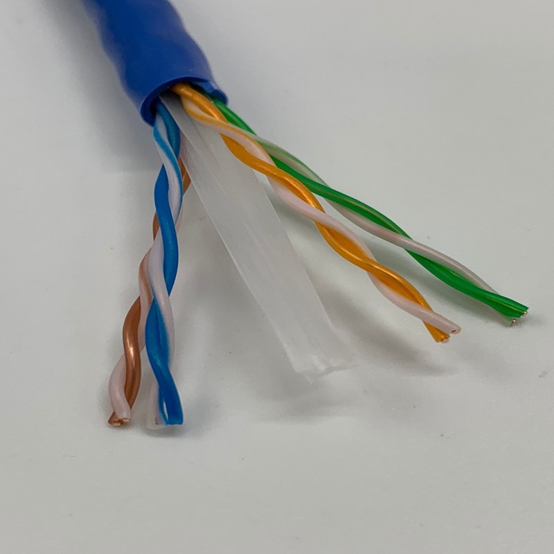 安普超六类网线国标纯铜6类千兆网络线8芯0.58无氧铜300米箱