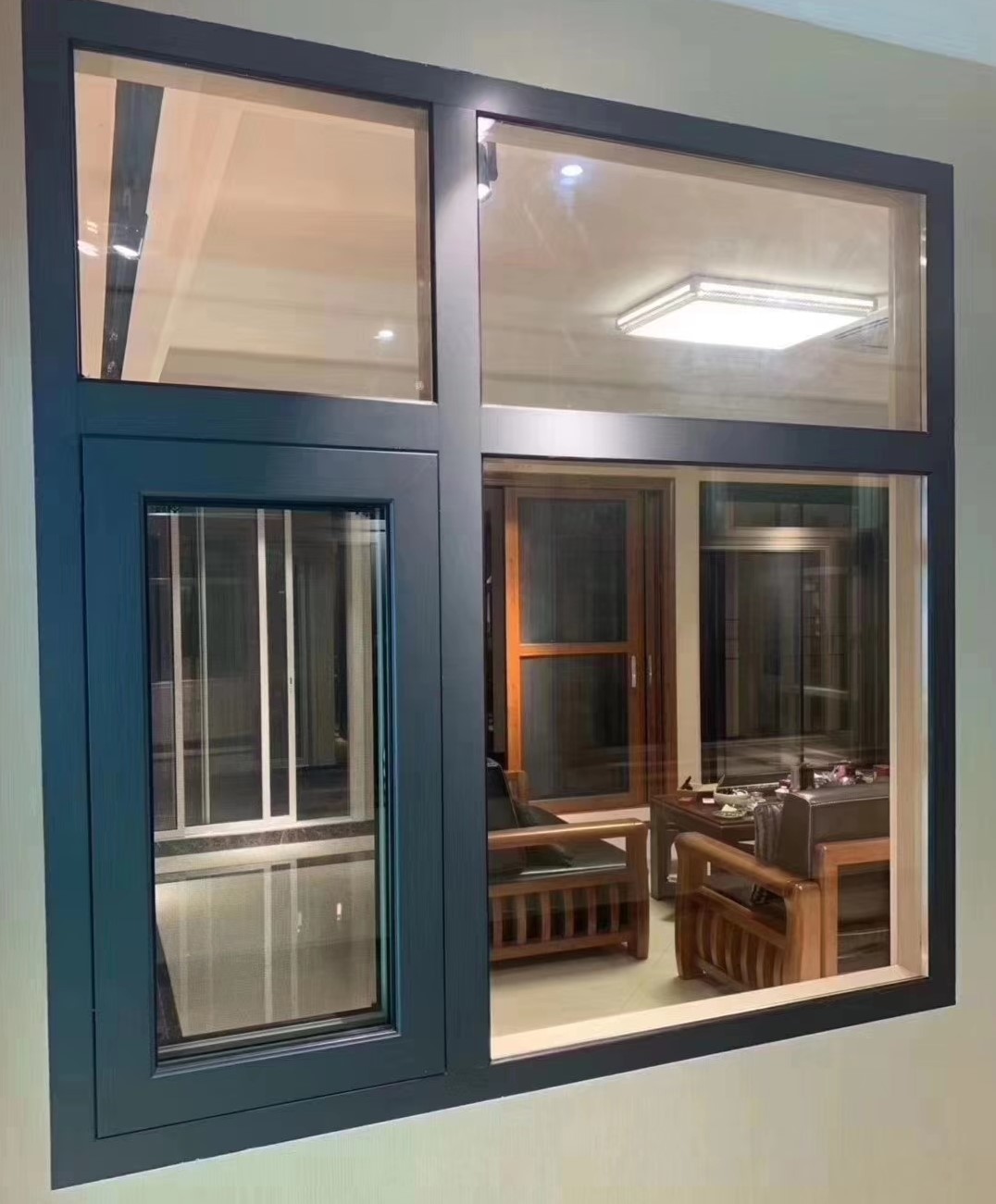 厂家直销 内平框 108窗纱一体 断桥窗 平开窗 隔音窗 封阳台