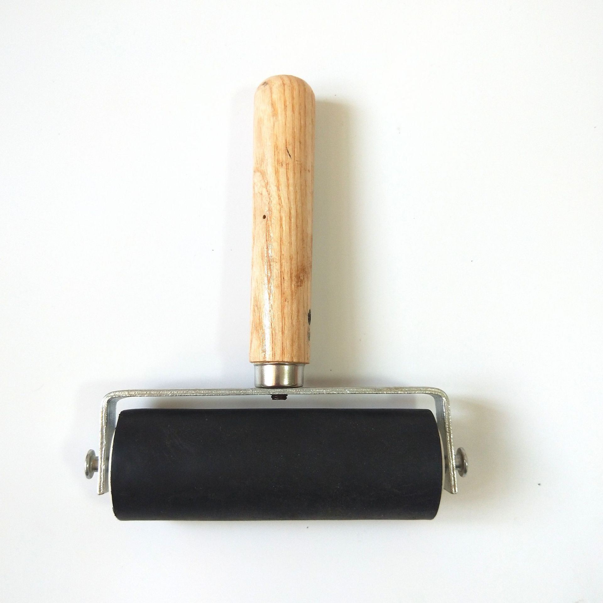 版画油墨滚筒钻石画胶辊儿童手工木版画工具10cm油印橡胶滚轮