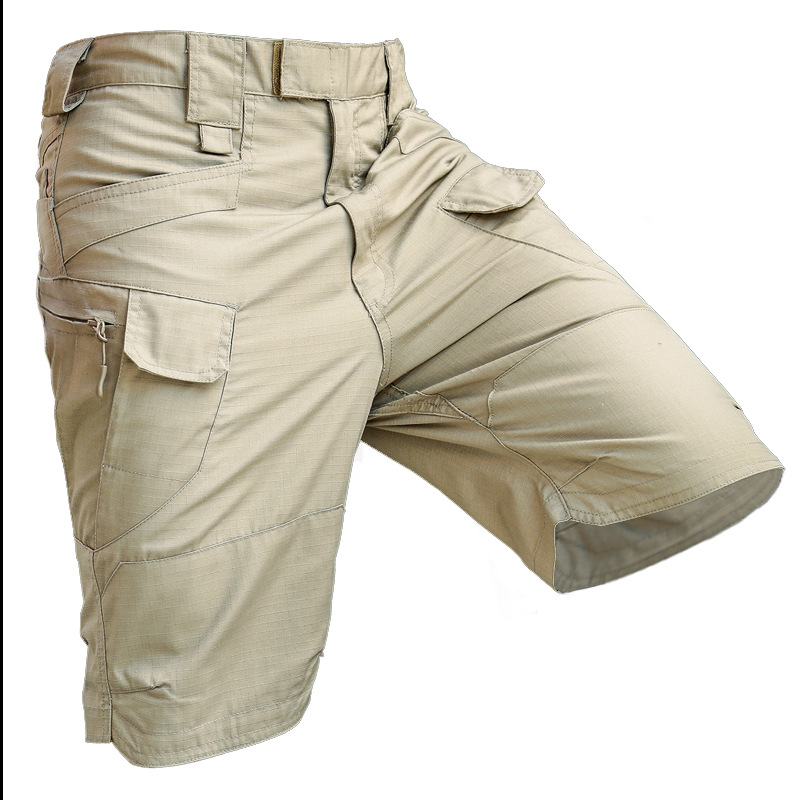 Best-Selling Ix7 City Tactic Shorts Outdoor Work Clothes Shorts Men's Tactical Pants Checked Cloth Fabric Self-Produced and Self-Sold